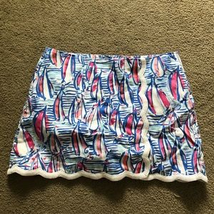 Lilly Pulitzer Red Right Return Skort